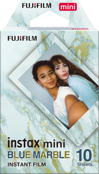 FUJIFILM Instax Mini Film - Blue Marble (Blå Marmor)